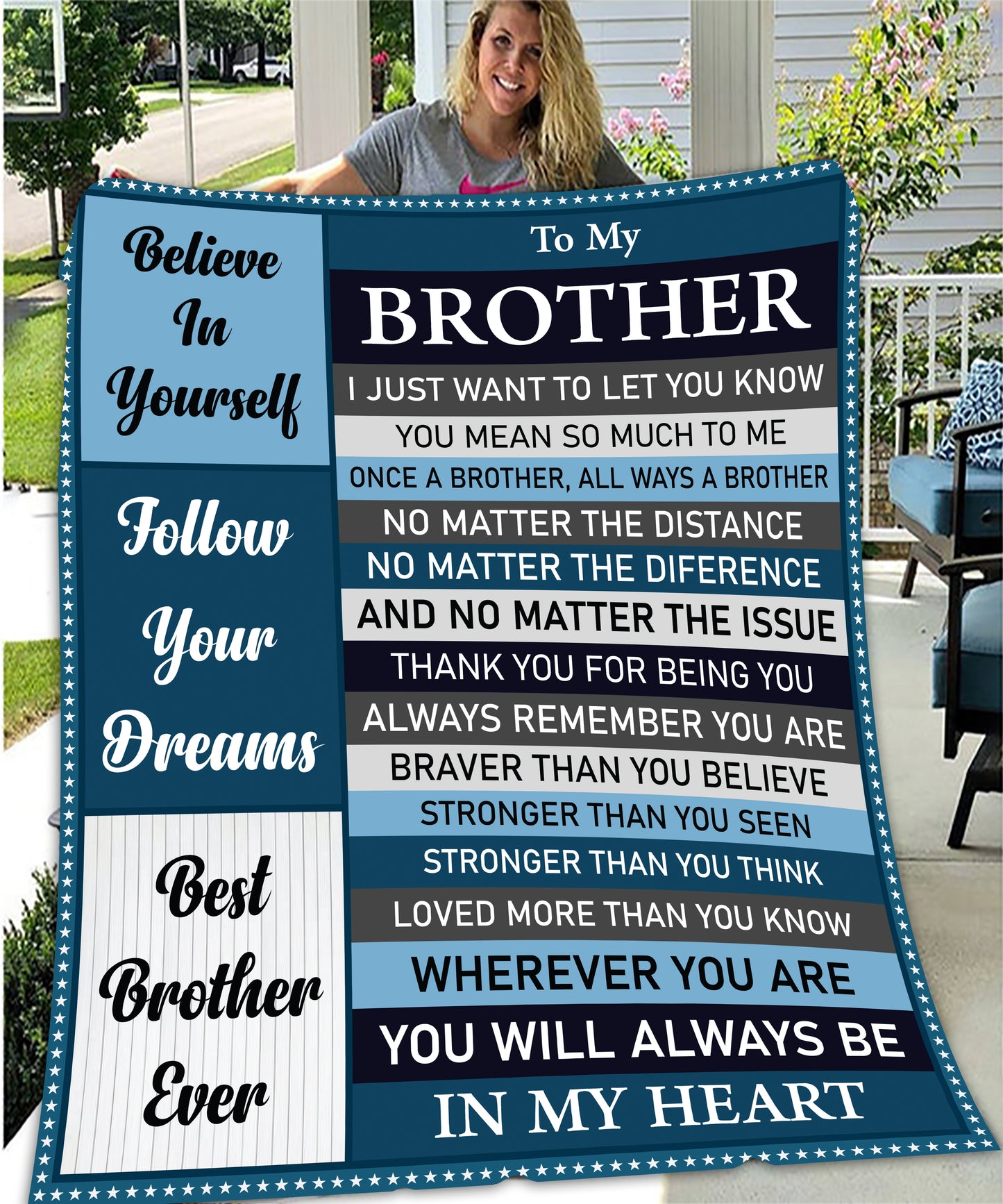 To My Brother Blanket