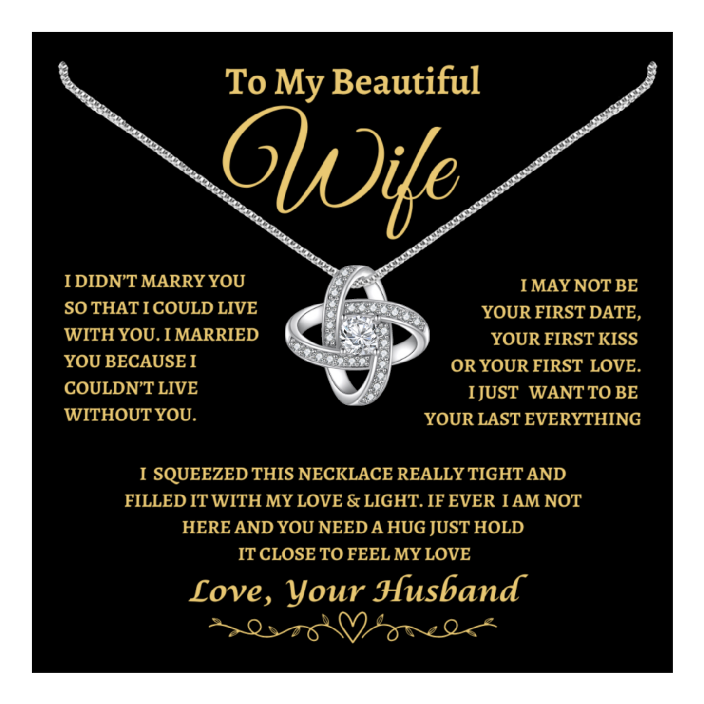 To My Beautiful Wife