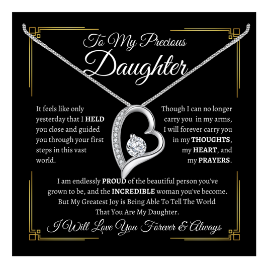 To My Precious Daughter Necklace